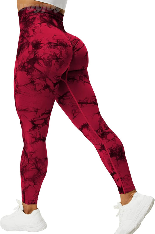Seamless Leggings for Women High Waist Yoga Pants Scrunch Butt Lifting Elastic Tights